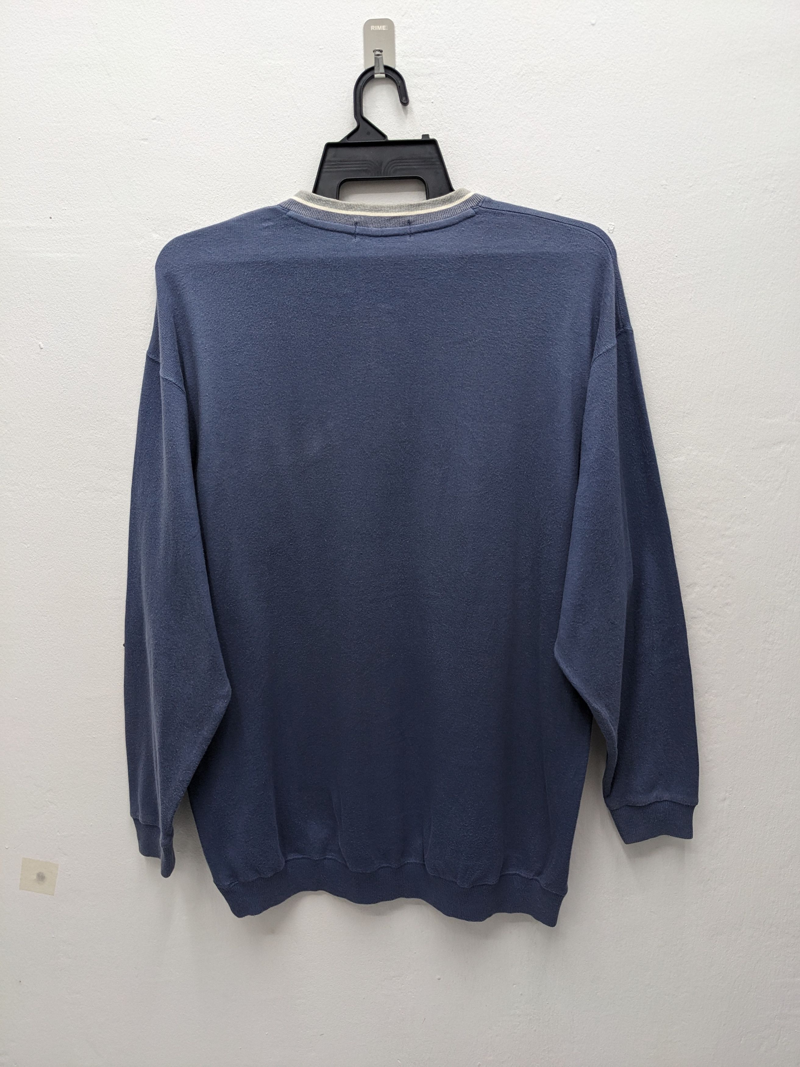 Gianni Valentino Vintage Gianni Valentino Henley Pullover Pocket Sweatshirt Size US L / EU 52-54 / 3 - 6 Thumbnail