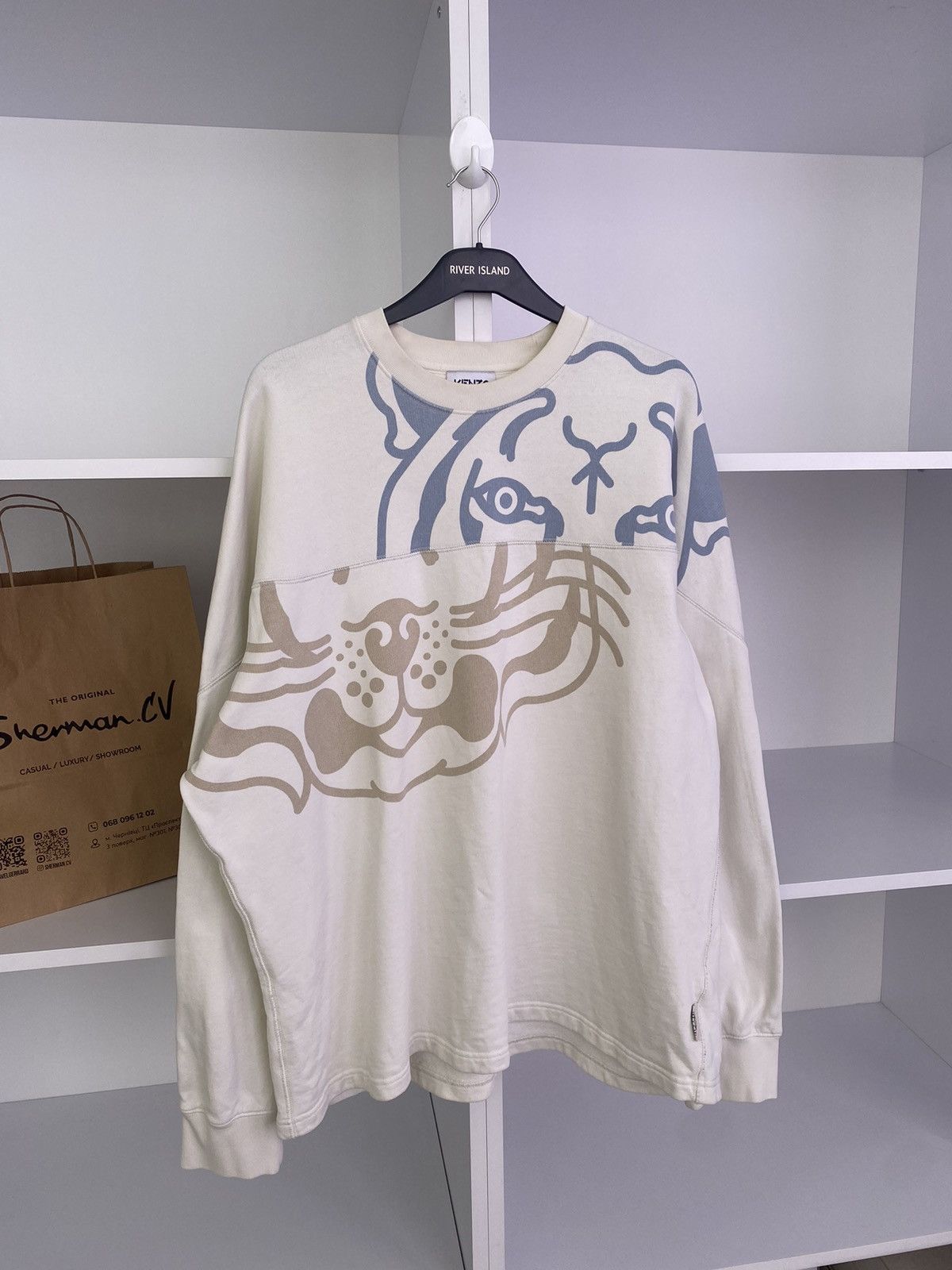 Designer × Kenzo × Vintage Vintage Kenzo Streetwear Sweatshirt Size US L / EU 52-54 / 3 - 5 Thumbnail