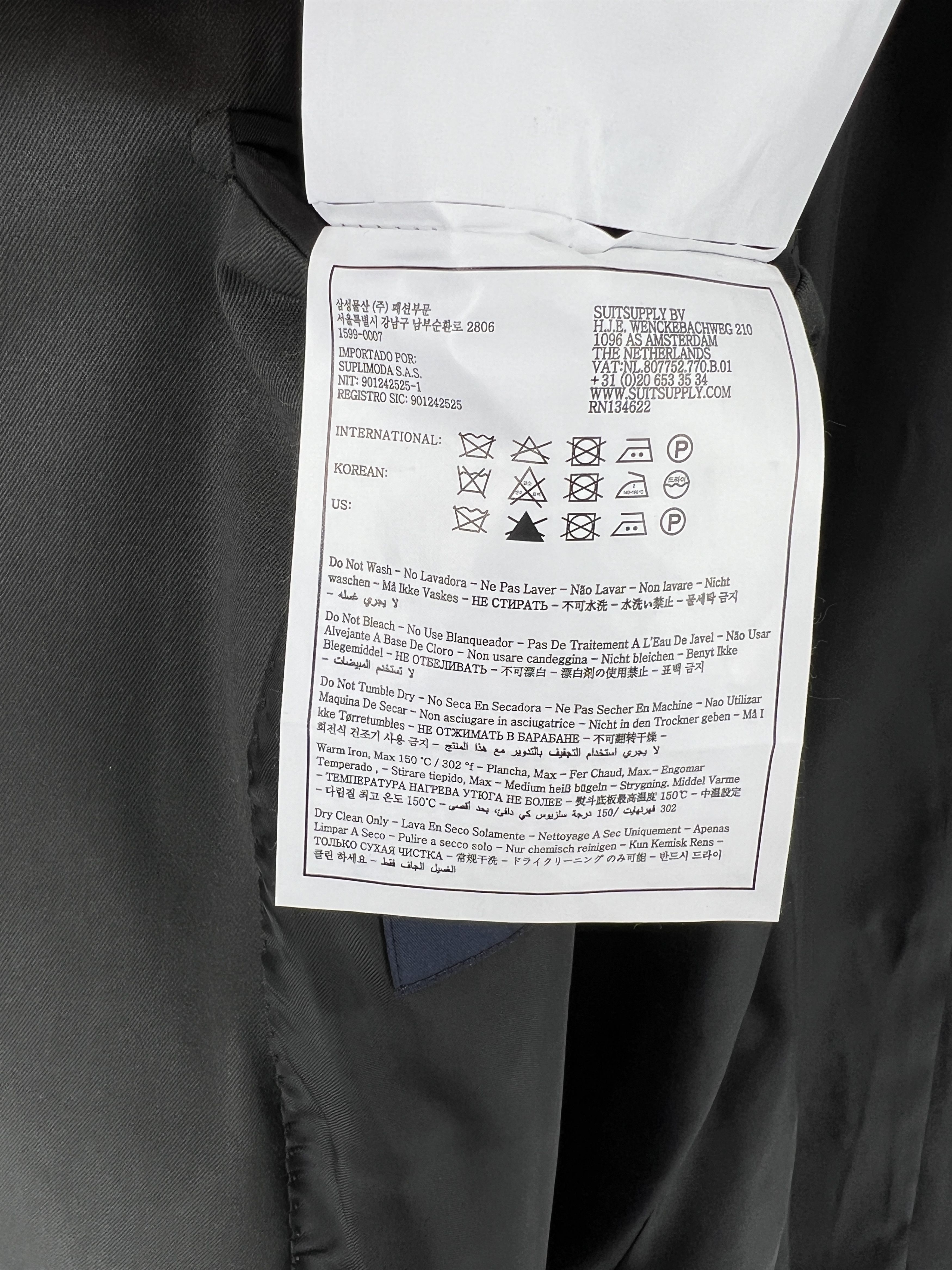 Suitsupply Sienna Wool Formal Blazer Waistcoat Suit EU:58; UK/US:48R Size 48R - 15 Thumbnail