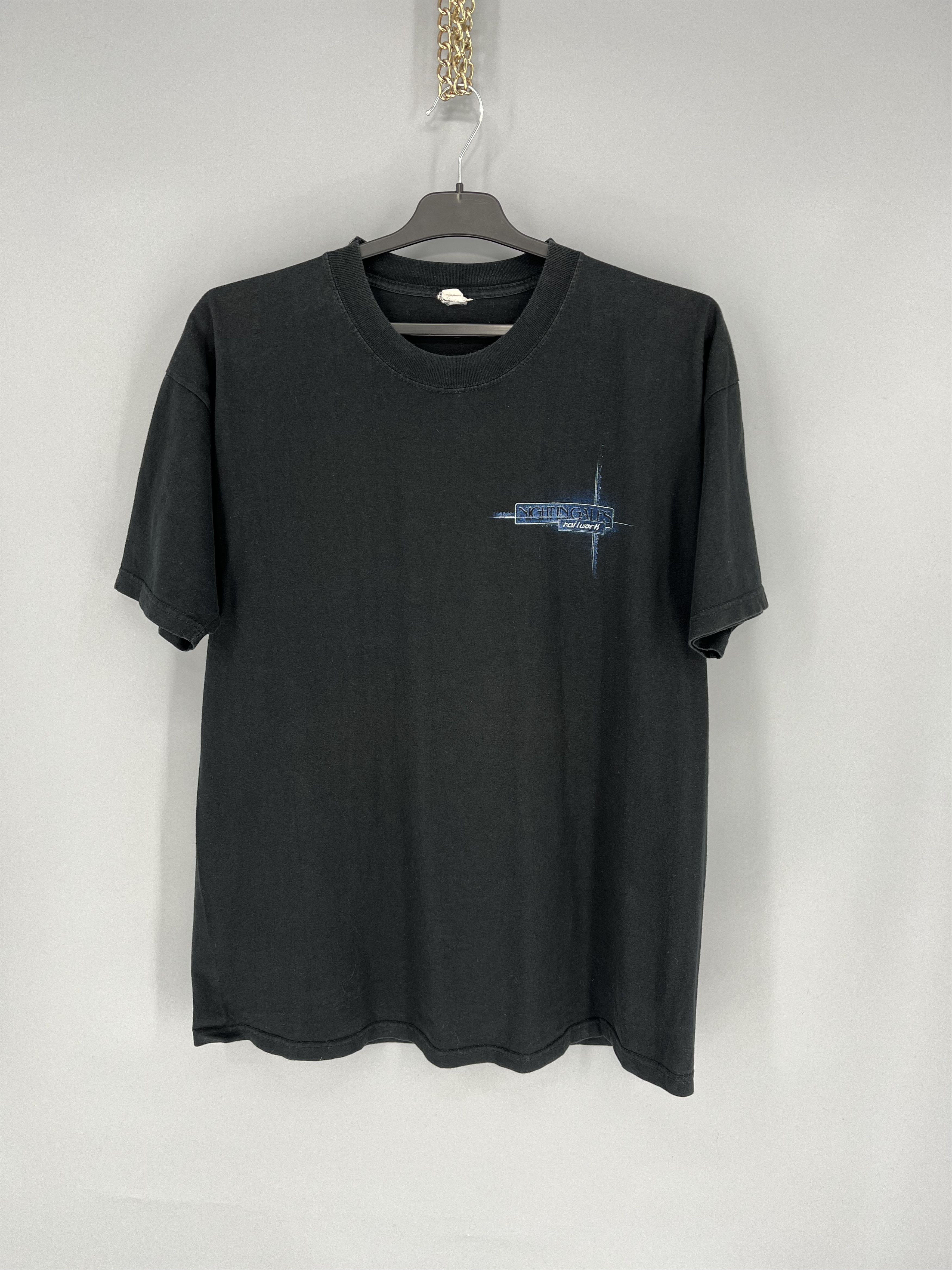 Band Tees × Vintage NIGHT IN GALES T-SHIRT "Nailwork" - absolute rarity, 1999 Size US XL / EU 56 / 4 - 2 Thumbnail
