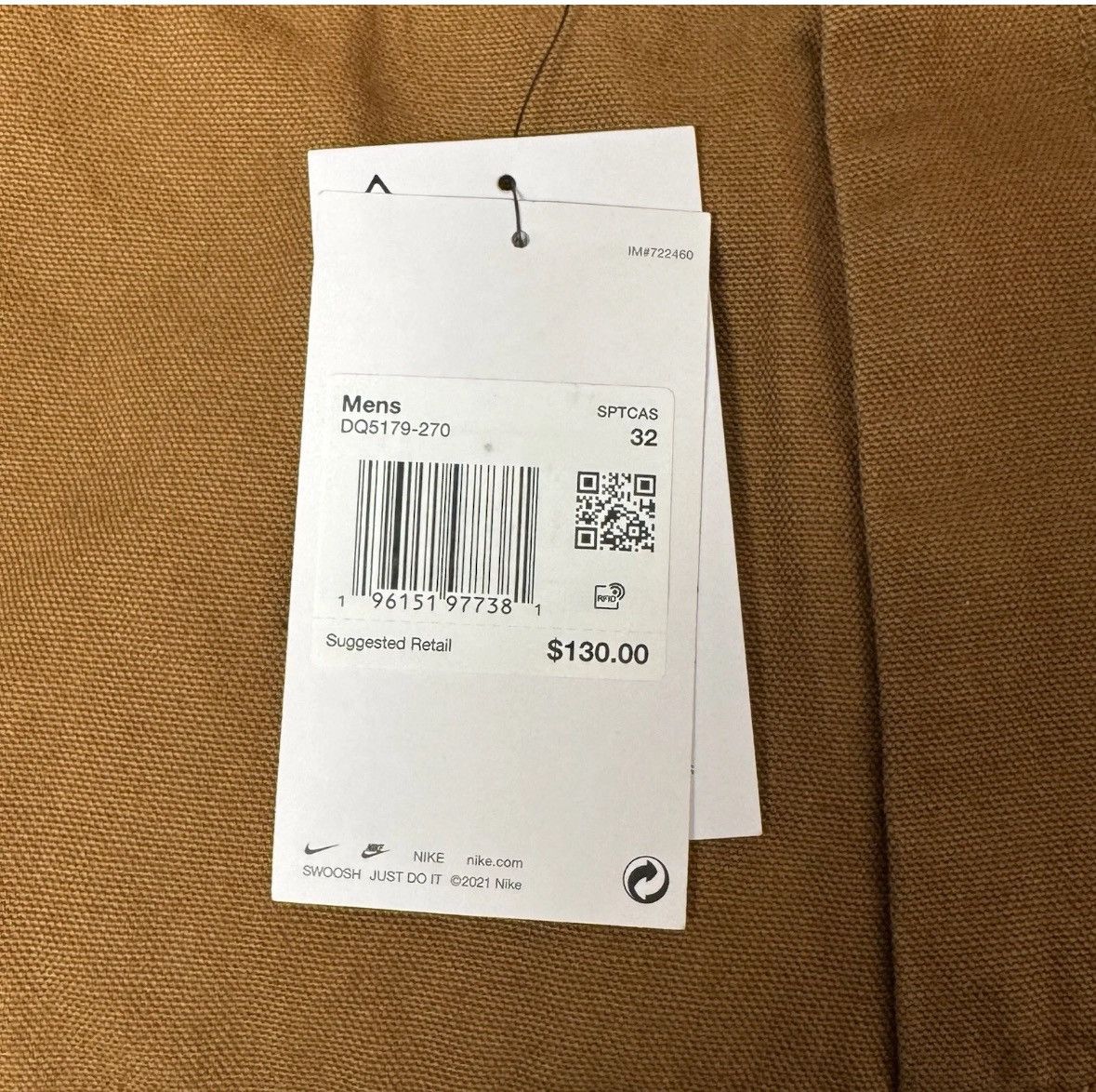 Nike Nike Life Heavyweight Double Knee Pants Ale Brown DQ5179-270 Size US 32 / EU 48 - 8 Thumbnail