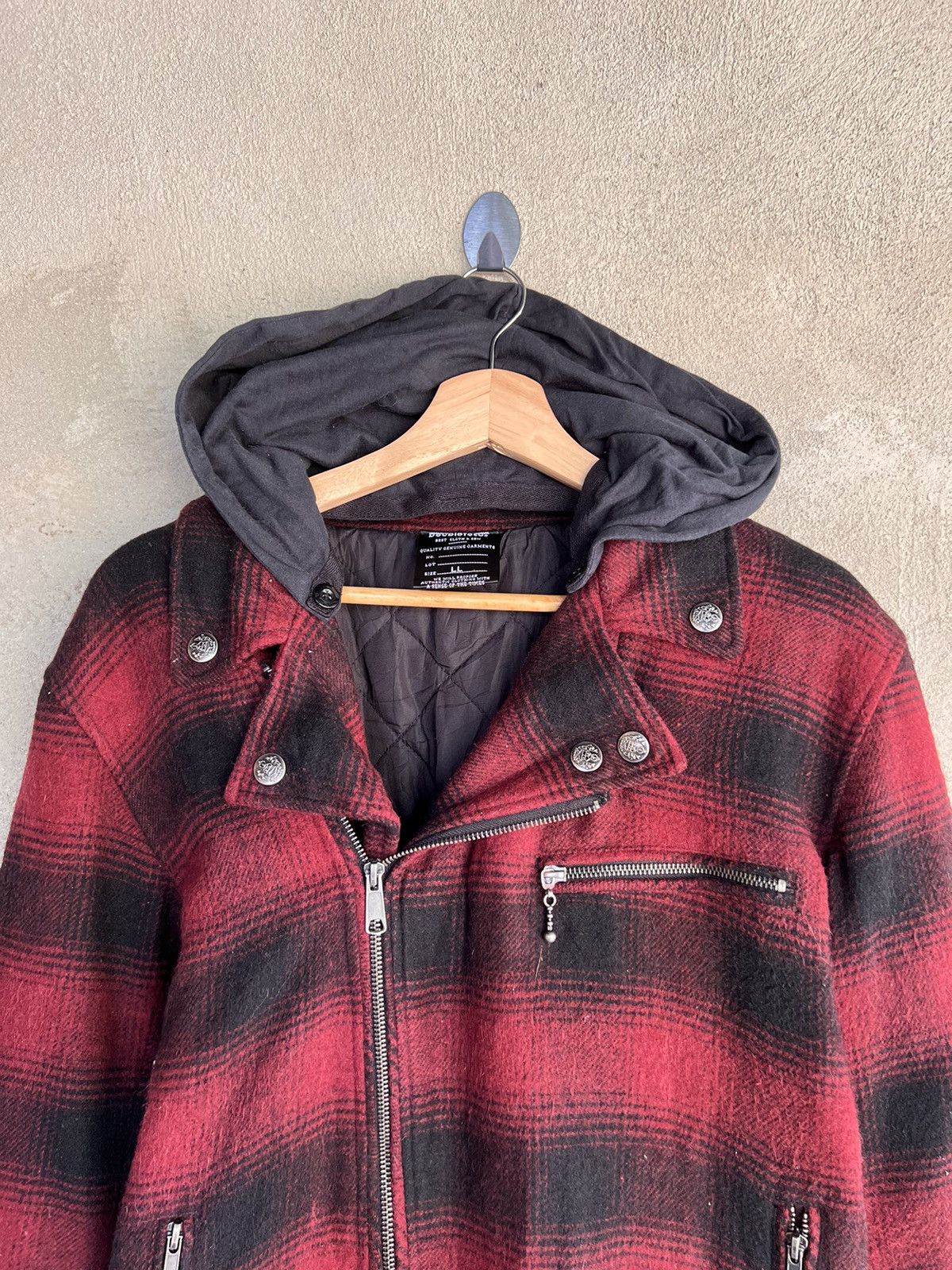 Seditionaries Japanese Brand Doublefocus Plaid Tartan Punk Jacket Size US S / EU 44-46 / 1 - 3 Thumbnail