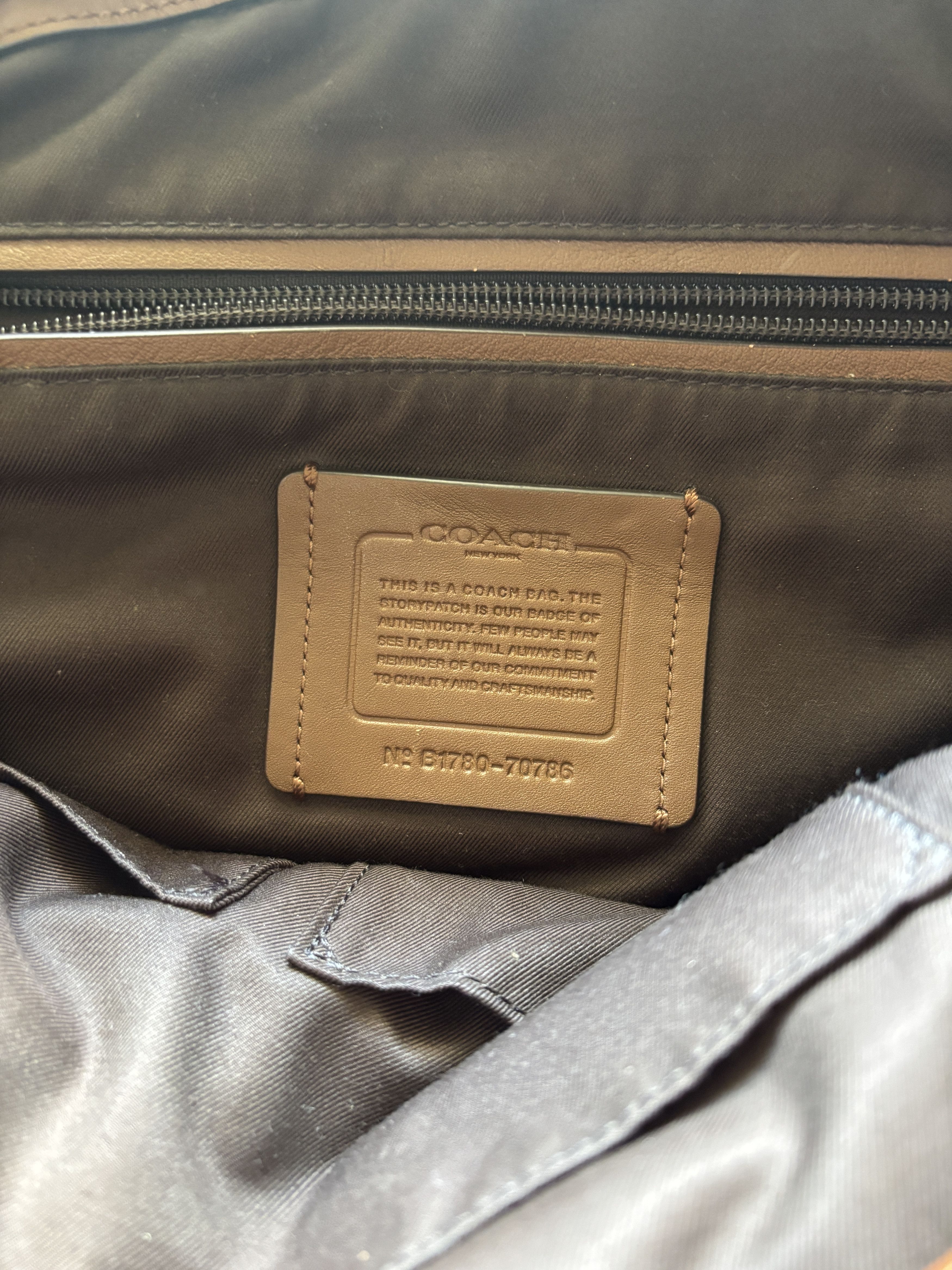 Coach Coach Leather Backpack Size ONE SIZE - 5 Thumbnail