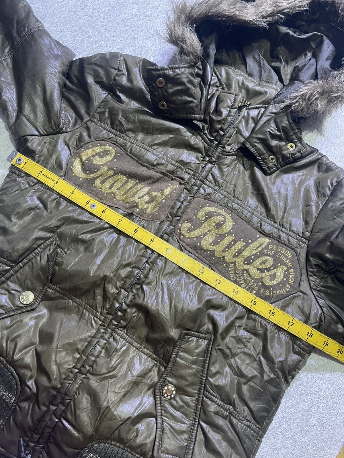 Japanese Brand Y2K SKY BOMBER JACKET with furry hat motif Size US M / EU 48-50 / 2 - 9 Thumbnail