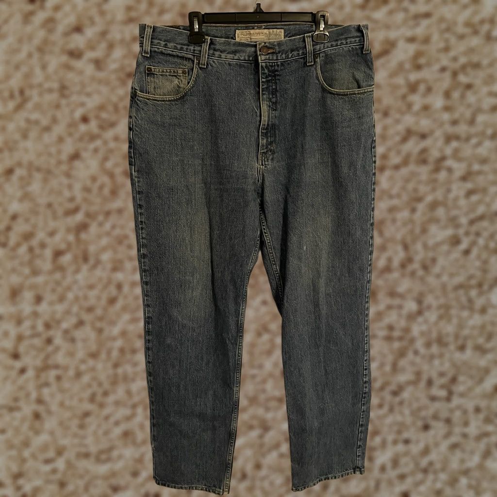 Abercrombie & Fitch VINTAGE Abercrombie & Fitch Baggy Jeans - Men 38x34 Denim Cotton Zip Fly USA Made USA Theme Baggy 90s Mens Jeans Size US 38 / EU 54 - 1 Thumbnail