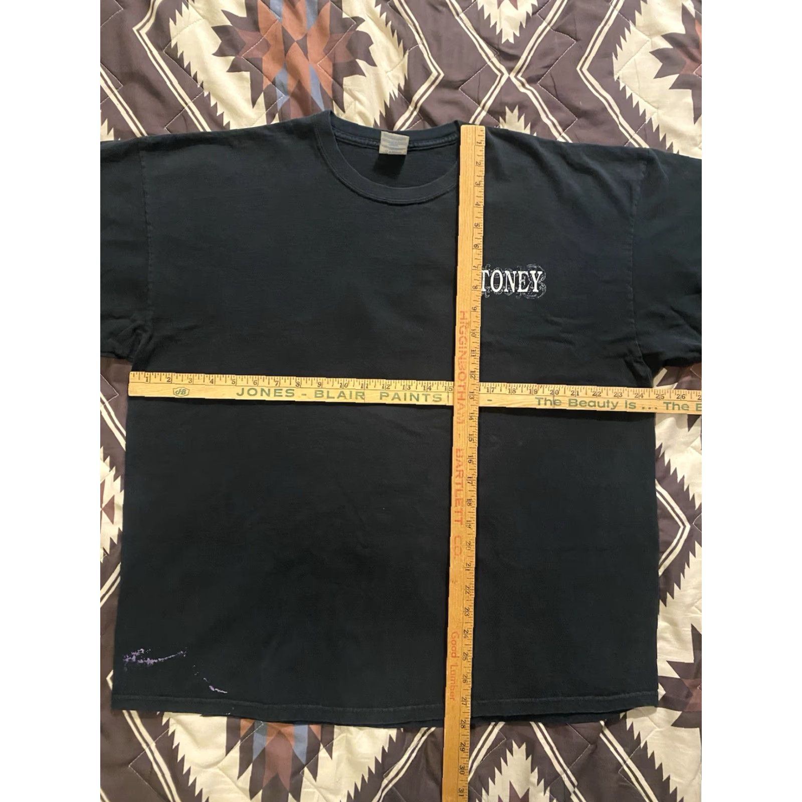Gildan VINTAGE Gildan T-Shirt Skull Double-Sided Black Men’s 2XL Size US XXL / EU 58 / 5 - 4 Thumbnail