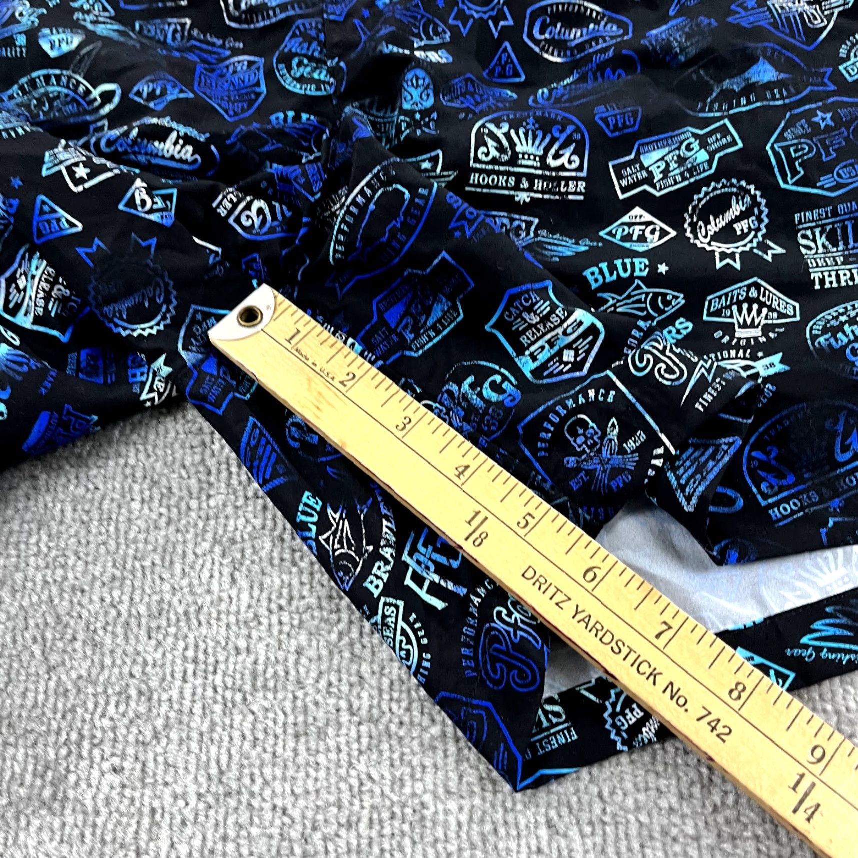Vintage COLUMBIA Swim Trunks Mens XL x 6" Brief Lined PFG Fishing Bathing Suit Shorts Size US 36 / EU 52 - 7 Thumbnail