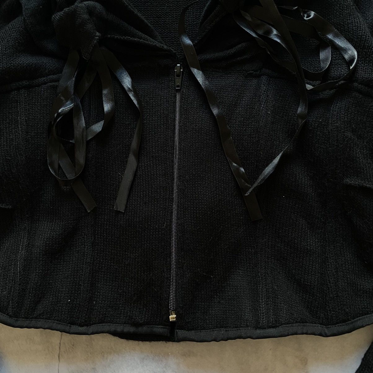Hysteric Glamour 00s Punk Poizen Industries Corset Lace Up Zip Sweatshirt Y2K Size L / US 10 / IT 46 - 4 Thumbnail