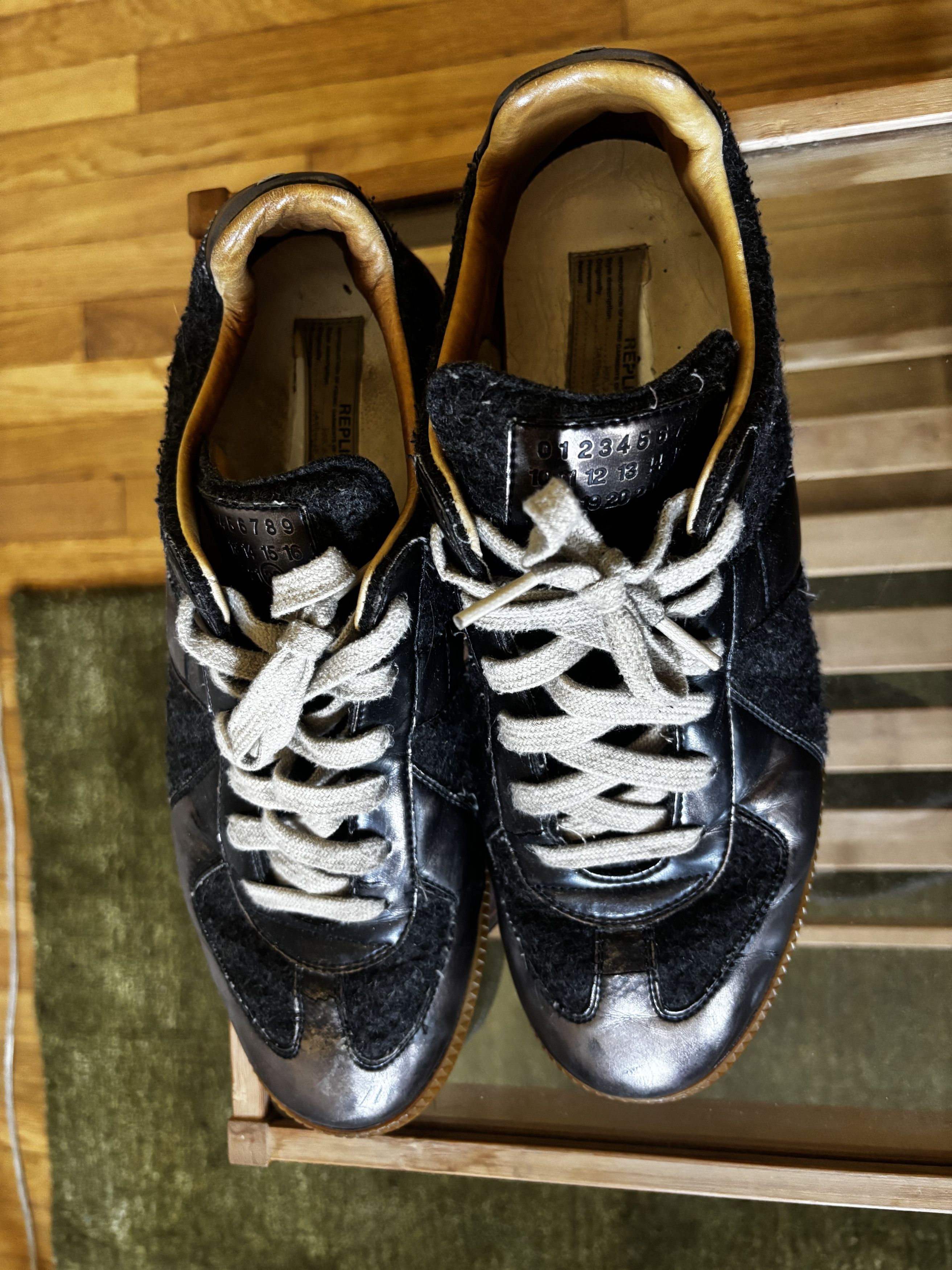 Maison Margiela Maison Margiela GAT Sneakers Felt & Bronze Size US 9.5 / EU 42-43 - 1 Thumbnail