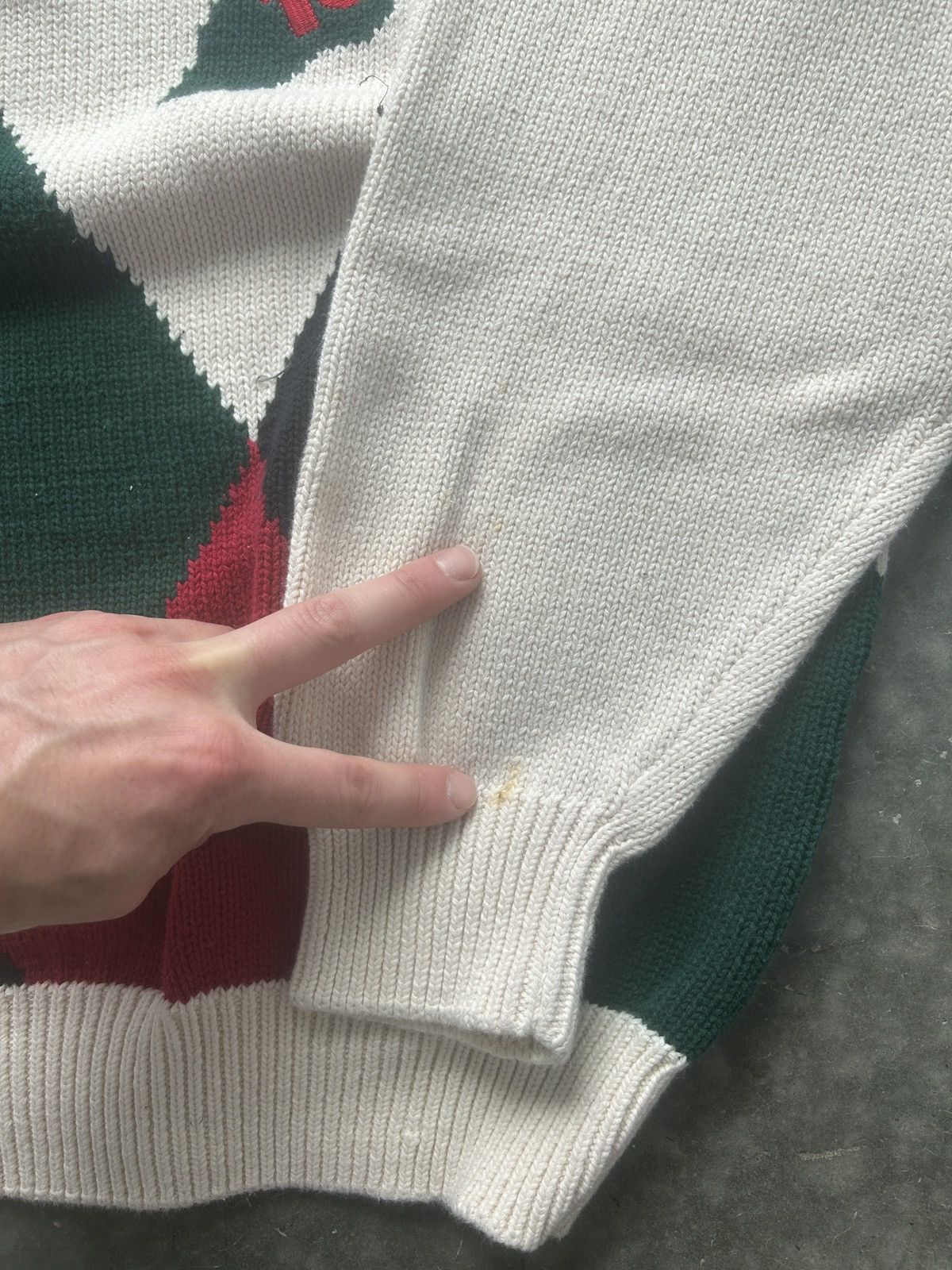 Vintage Vintage 90s John Ashford Golf Knit Sweater Boxy Fit Size US XL / EU 56 / 4 - 7 Thumbnail