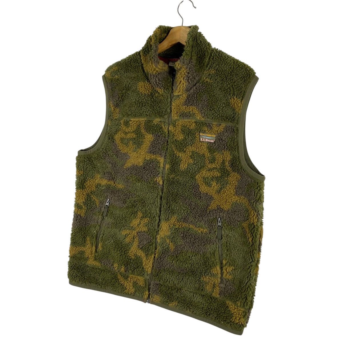 L.L. Bean LL Bean Fleece Camo Zipper Vest L Size Size L / US 10 / IT 46 - 3 Thumbnail