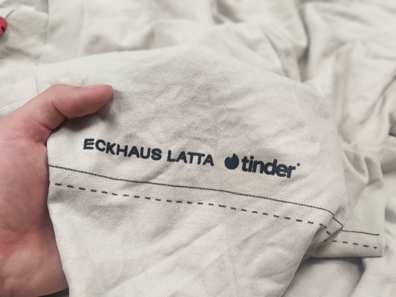 Eckhaus Latta Eckhaus Latta Tinder Available Jersey Long sleeve Shirt Tee Size US XL / EU 56 / 4 - 15 Thumbnail