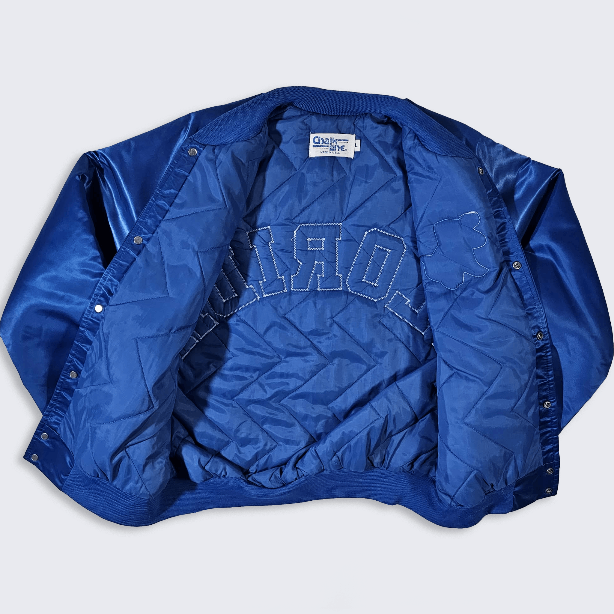 Chalk Line Florida Gators Vintage 80s Chalk Line Satin Bomber Jacket Size US L / EU 52-54 / 3 - 3 Thumbnail
