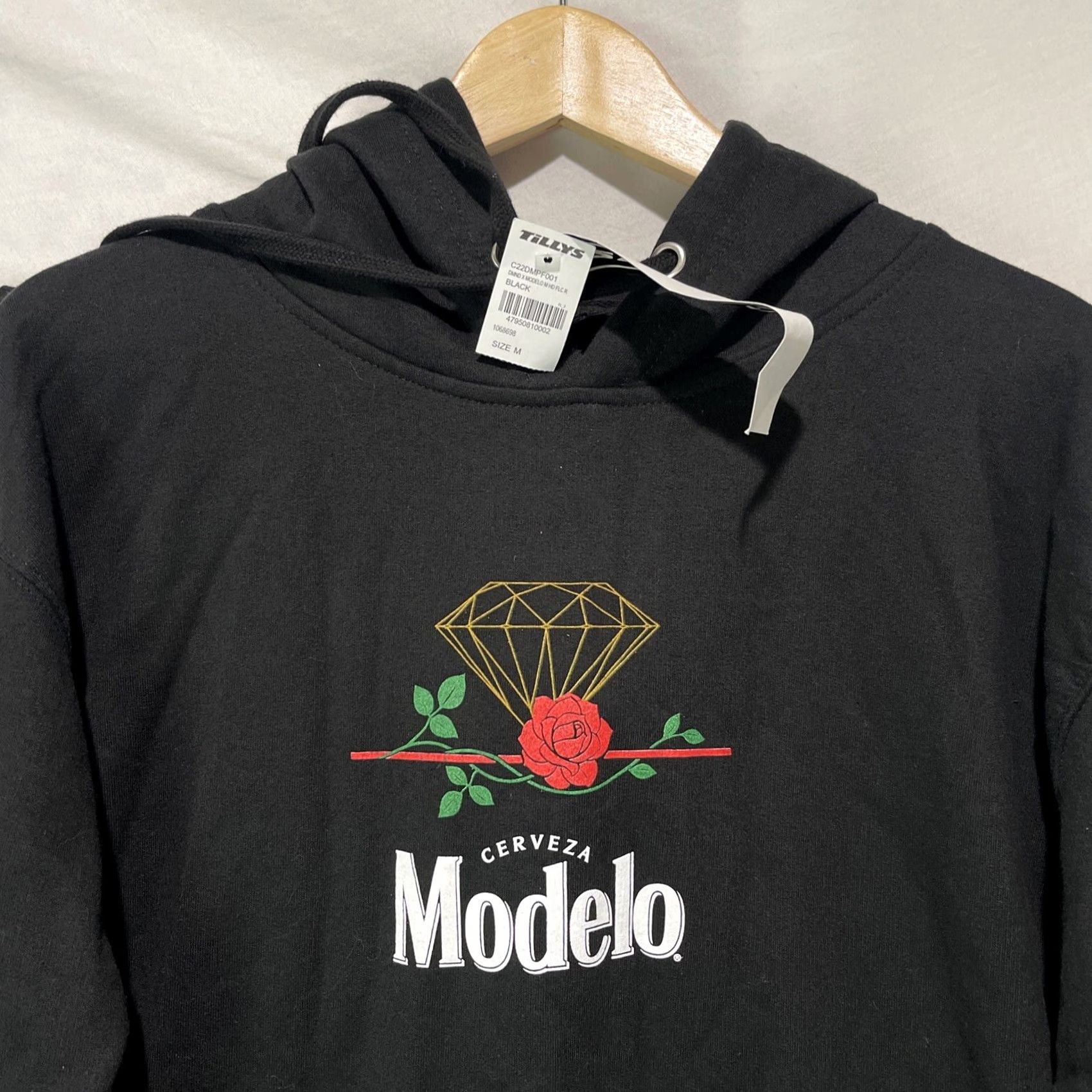 Diamond Supply Co. Diamond Supply Co. Modelo Hoodie Mens M Black Beer Fleece Sweatshirt Pullover Size US M / EU 48-50 / 2 - 4 Thumbnail