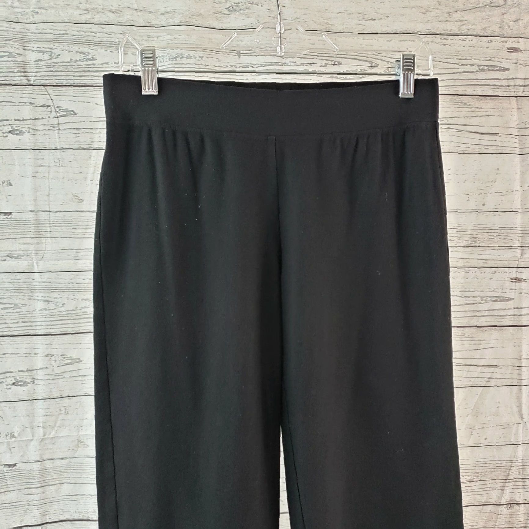 Eileen Fisher Eileen Fisher Womens Cropped Pants XS Black Pull On Mid Rise Viscose Blend Size 26" / US 2 / IT 38 - 2 Thumbnail