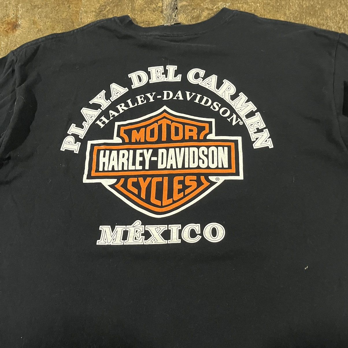 Harley Davidson × Vintage Crazy Vintage Harley Davidson Mexico Biker Tee Shirt Size XL Size US XL / EU 56 / 4 - 7 Thumbnail
