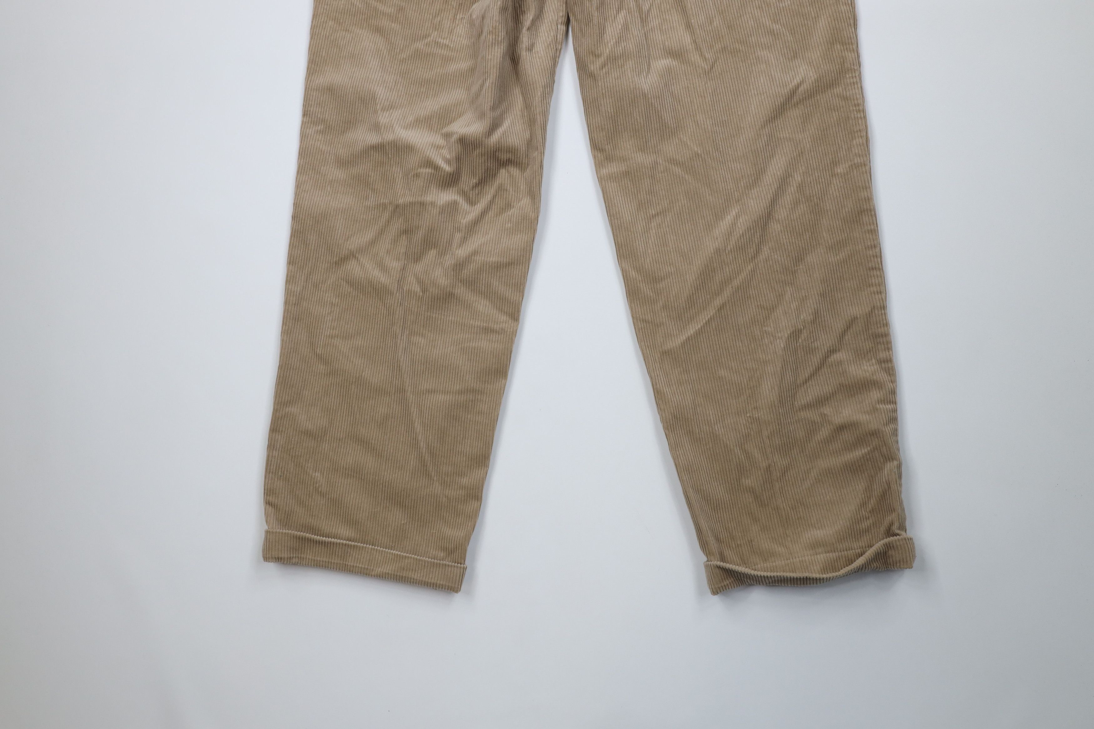 Ralph Lauren Vintage 90s Polo Golf Ralph Lauren Wide Leg Corduroy Pants Size US 32 / EU 48 - 11 Thumbnail