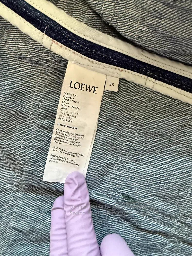 Loewe Loewe Printed Denim Jacket Size XS / US 0-2 / IT 36-38 - 3 Thumbnail
