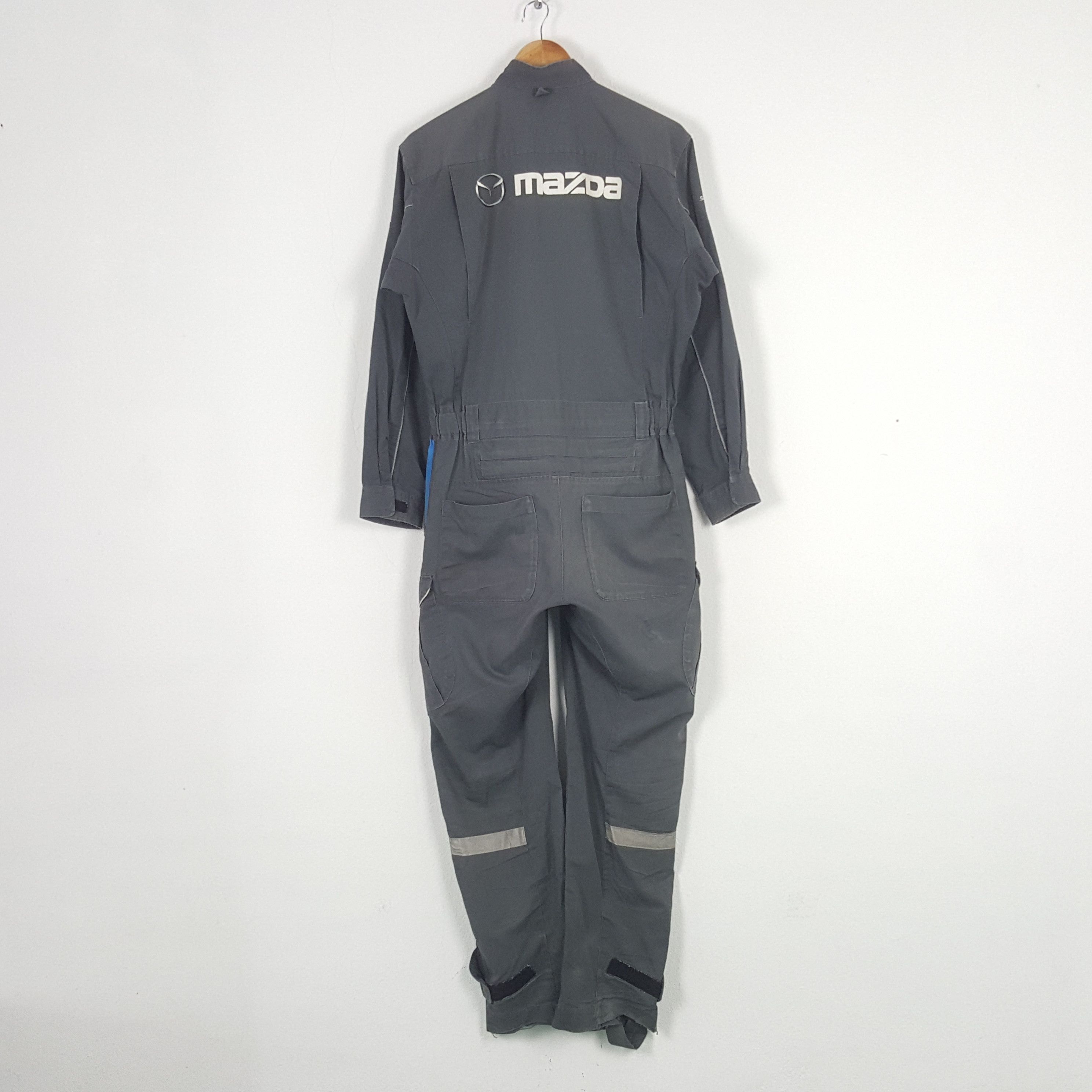Japanese Brand × Vintage Vintage Mazda Racing Team Safety Coverall Jacket C286N11 Size US L / EU 52-54 / 3 - 1 Thumbnail