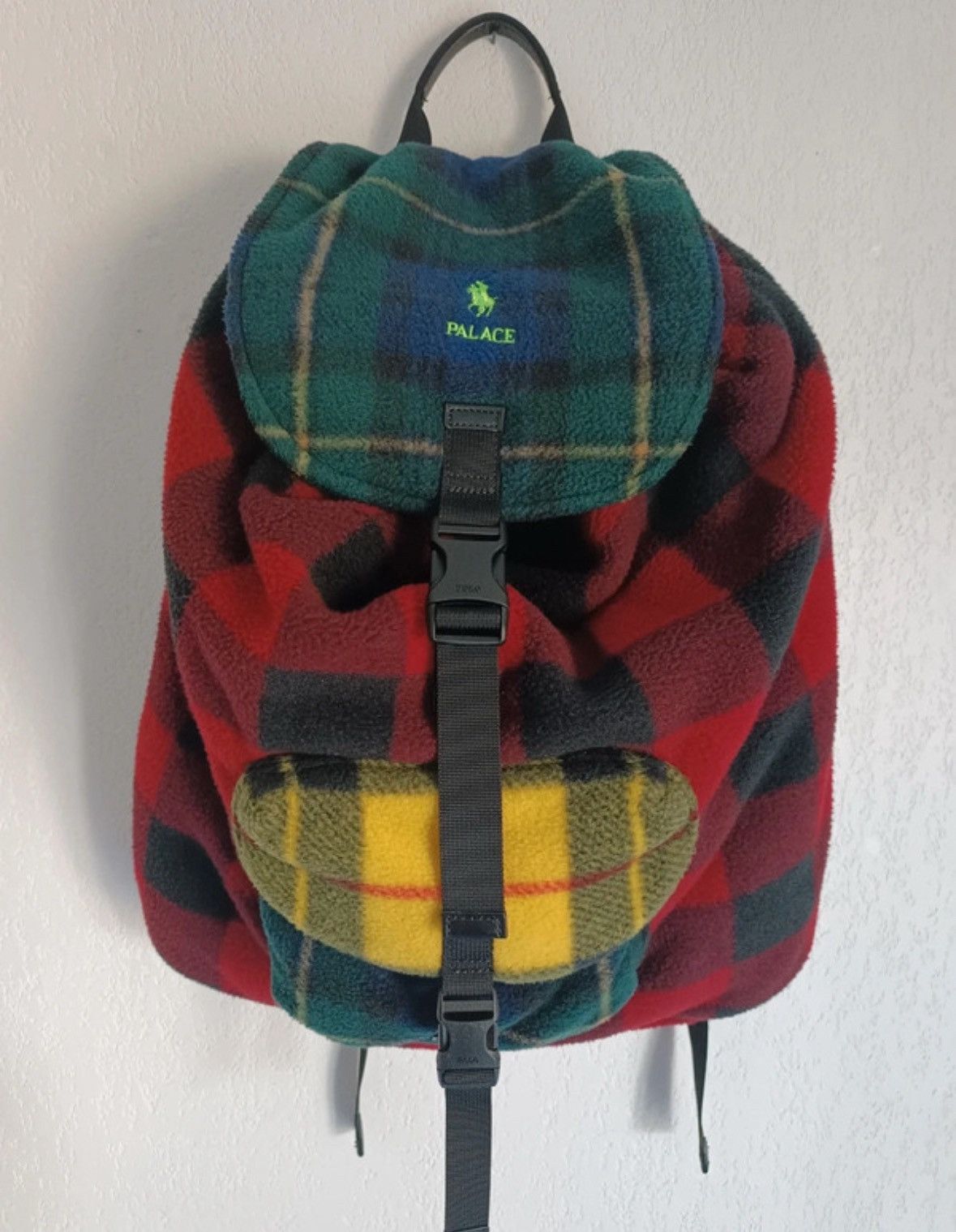 Palace × Polo Ralph Lauren Palace X Polo Ralph Lauren Fleece Backpack Size ONE SIZE - 1 Thumbnail