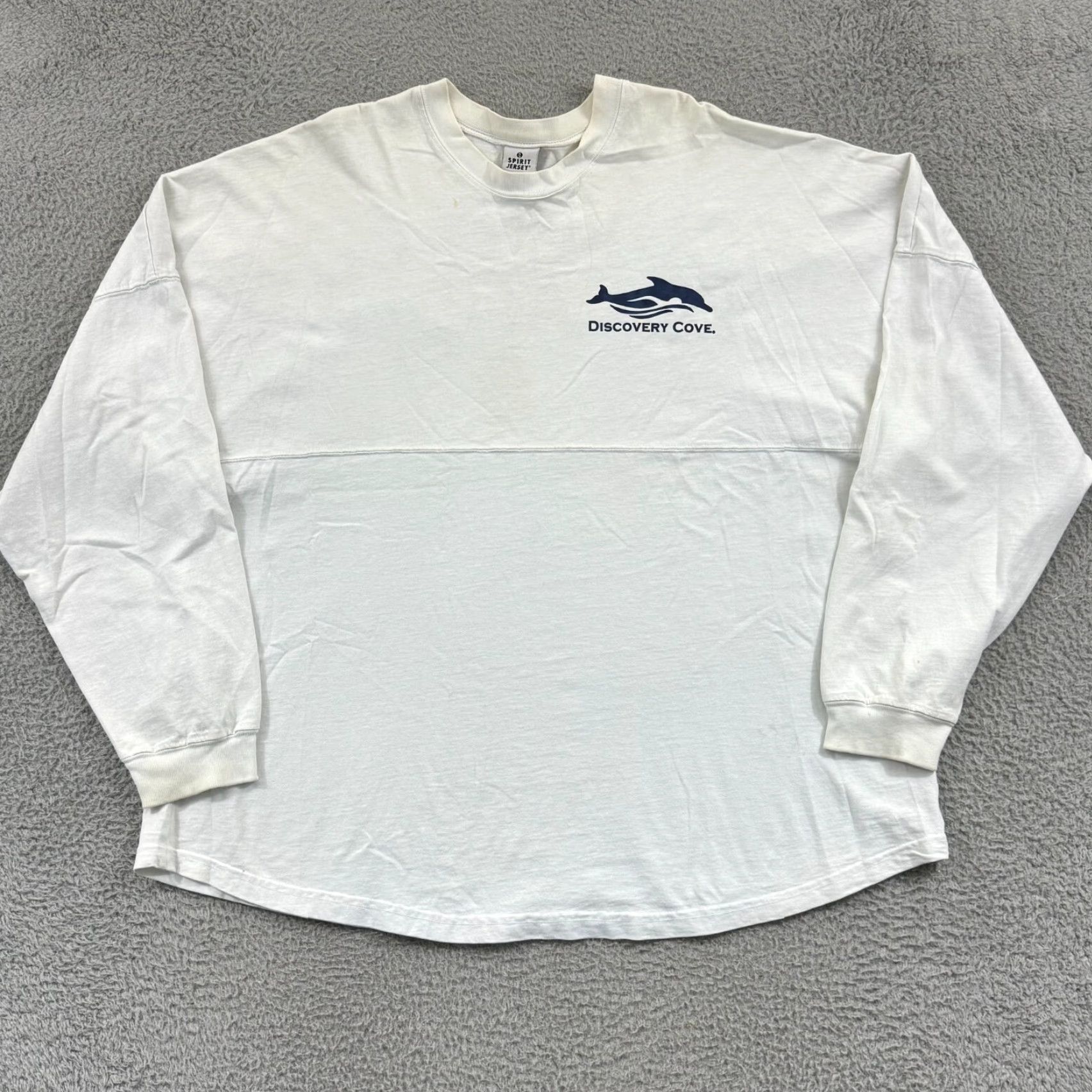 ESPIRIT VINTAGE Spirit Jersey Shirt Mens XXL White SeaWorld Discovery Cove Spirit Jersey Shirt Size US XXL / EU 58 / 5 - 2 Thumbnail