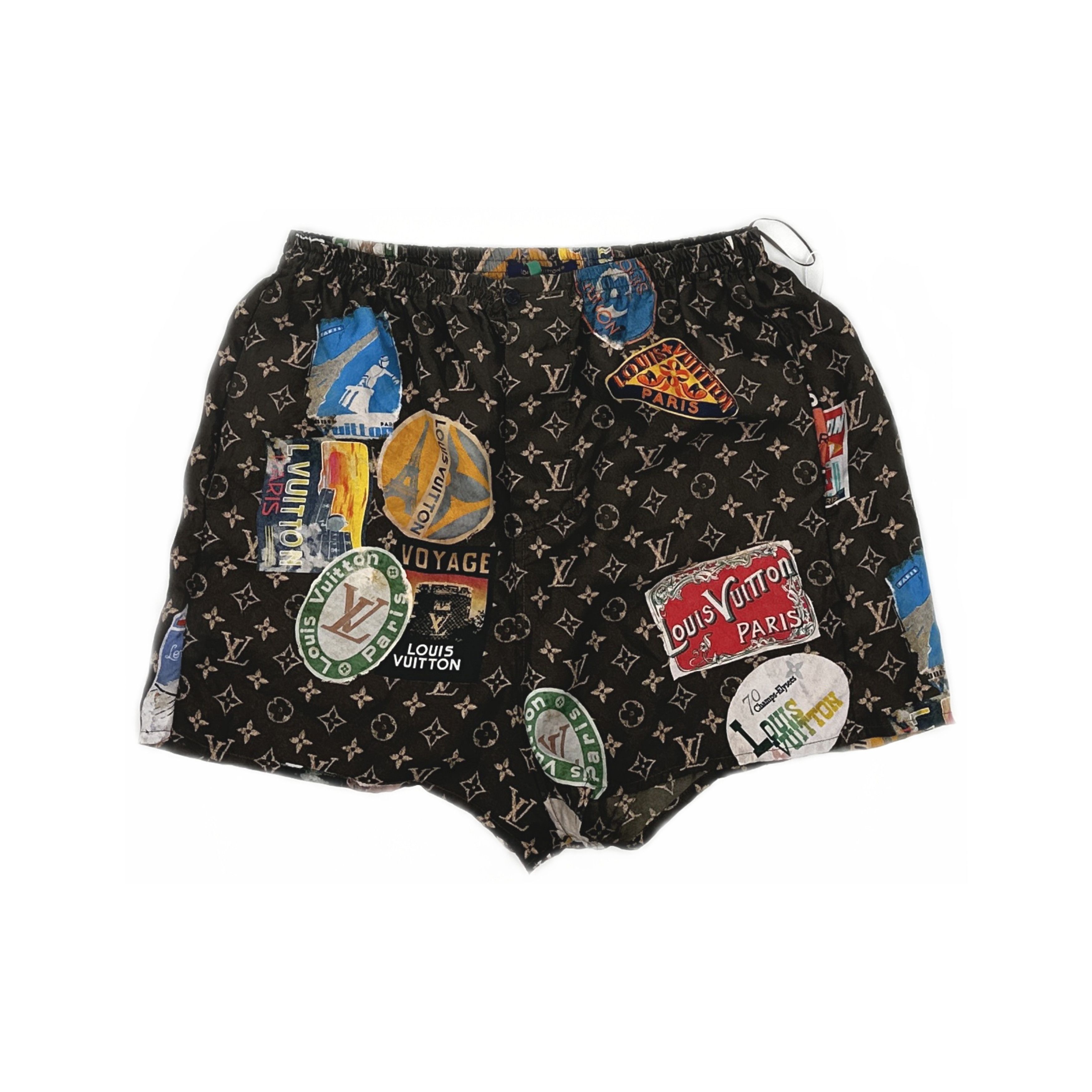 Louis Vuitton Louis Vuitton Monogram Patchwork Shorts Size 36 Size 26" / US 2 / IT 38 - 1 Thumbnail
