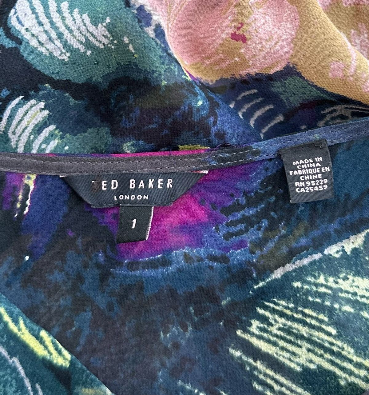 Ted Baker Ted Baker Women's 100% SILK Blouse Shirt Size 1 Size S / US 4 / IT 40 - 5 Thumbnail