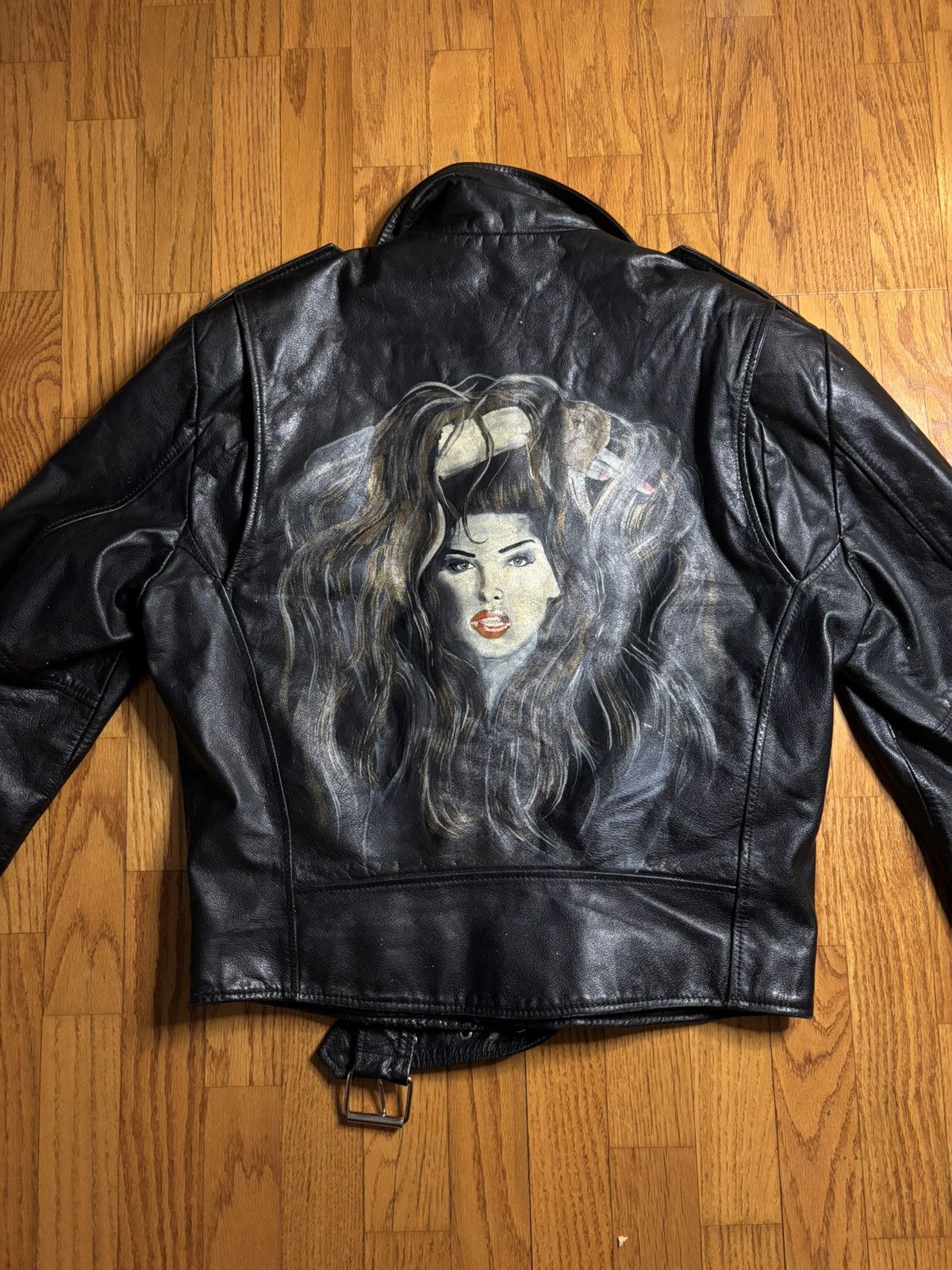 Leather Open Road Hand-Painted Leather Biker Jacket Size US M / EU 48-50 / 2 - 1 Thumbnail