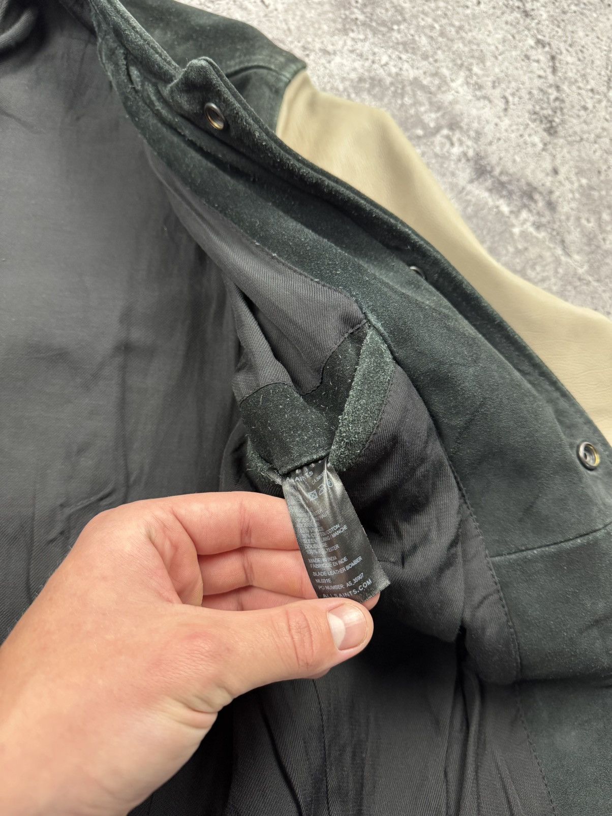Allsaints Allsaints Suede Leather Bomber Jacket Size US M / EU 48-50 / 2 - 14 Thumbnail