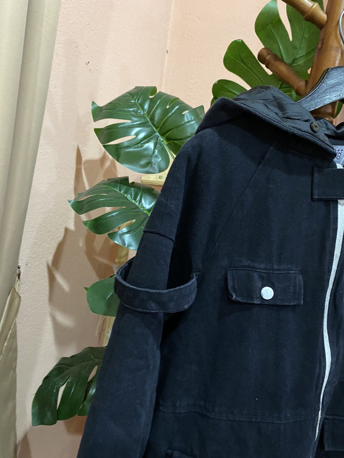 If Six Was Nine SEN NVBULUO BLACK GOTHIC HOOD JACKET UNIQUE STREETWEAR STYLE Size US M / EU 48-50 / 2 - 6 Thumbnail
