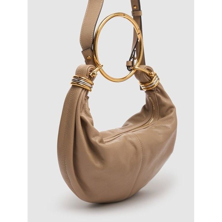 Chloe Chloe Small Bracelet Boyish Brown Grained Leather Shoulder B Size ONE SIZE - 4 Thumbnail