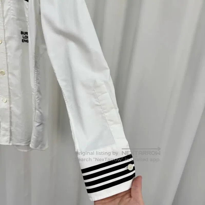 Burberry Burberry Long Sleeve Cotton Striped Shirt. Size US M / EU 48-50 / 2 - 4 Thumbnail