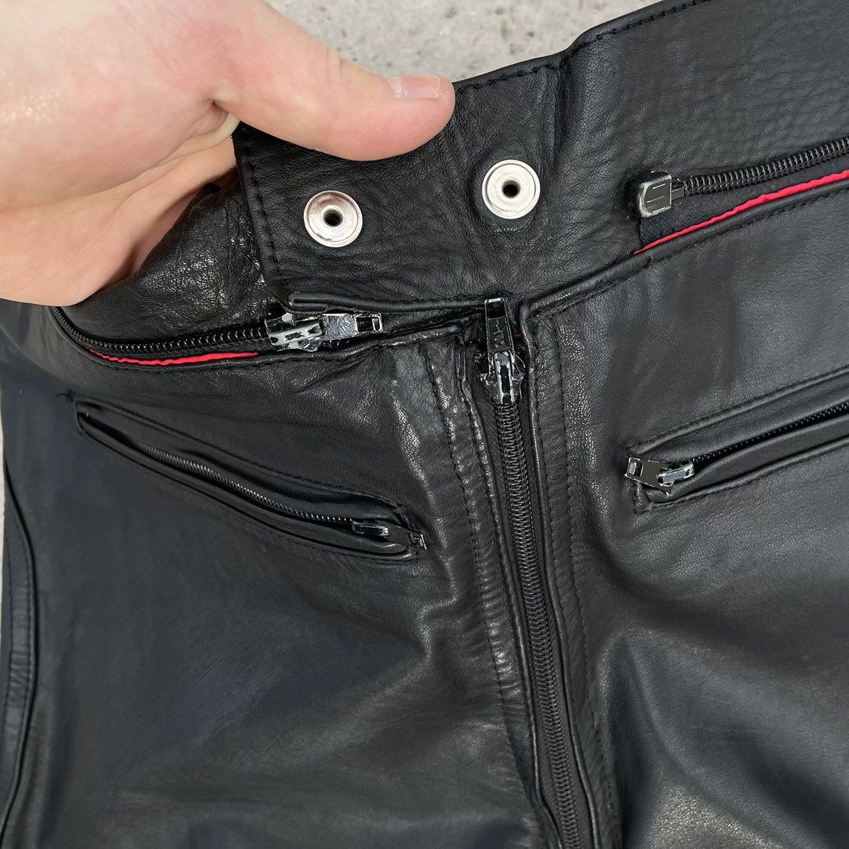 Vintage Vintage Moto Leather Pants 34 Size 90s Y2K USA Style Size US 34 / EU 50 - 5 Thumbnail