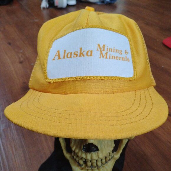 Other Vintage Alaska Mining Minerals Patch Snap Trucker Hat Cap Size ONE SIZE - 1 Thumbnail