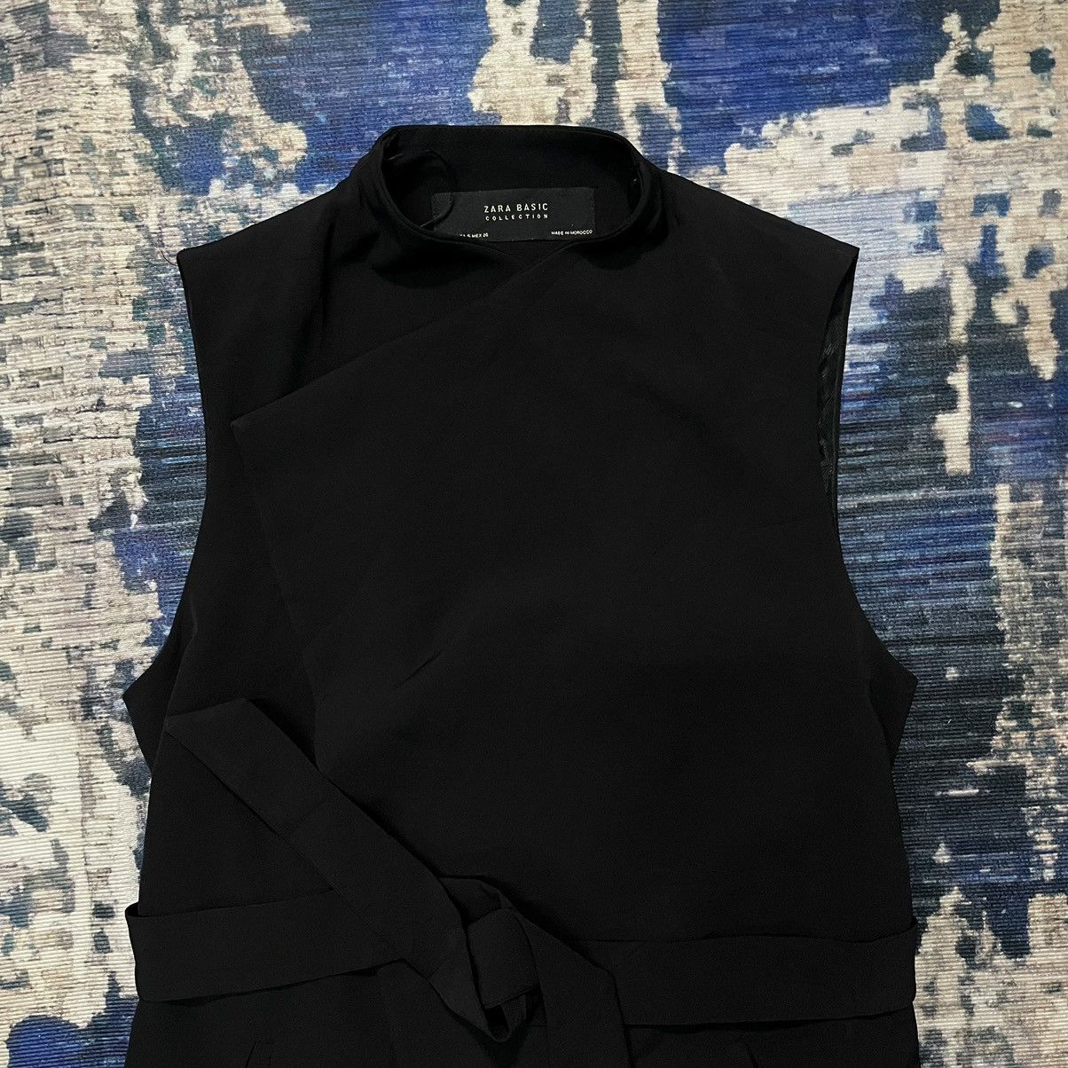 Yohji Yamamoto Zara Sleeveless Double Breasted Dress Tie Belt Yohji Style Size S / US 4 / IT 40 - 5 Thumbnail