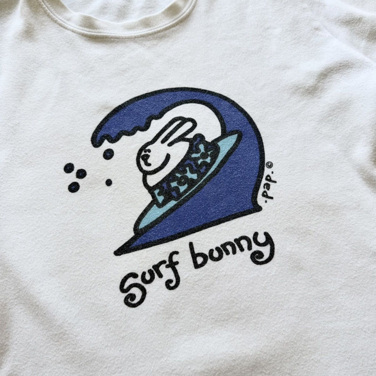 Hysteric Glamour Cute Surf Bunny Y2K SWAG T Shirt Miss Sixty Style Size S / US 4 / IT 40 - 2 Thumbnail