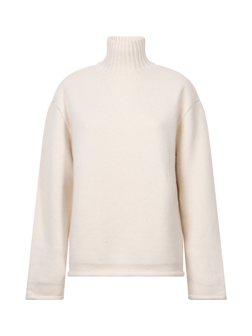 Bottega Veneta TEXTURED CASHMERE HIGN NECK JUMPER Size S / US 4 / IT 40 - 1 Thumbnail
