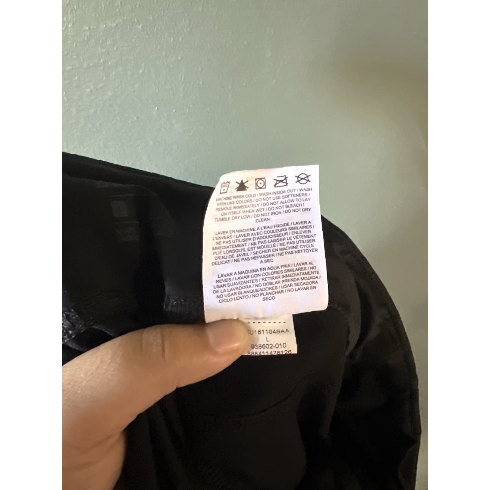 Nike Nike Power Epic Run Crop Leggings Women's L Black Cropped Leggings Dri-Fit Pockets Zip City Modern Run 2020s Womens Size 36" / US 14 / IT 50 - 4 Thumbnail