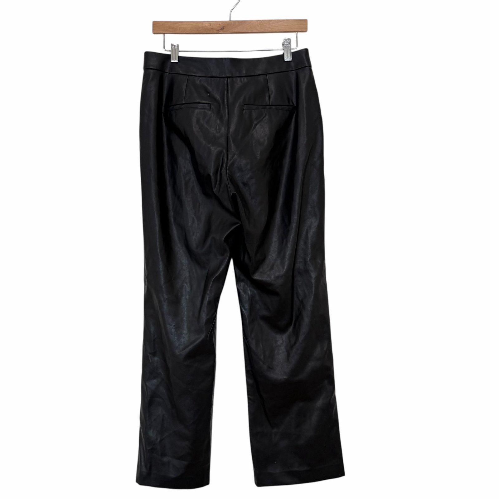 Other Alexia Admor Black Faux Leather Pants Sz 8 Size 30" / US 8 / IT 44 - 4 Thumbnail