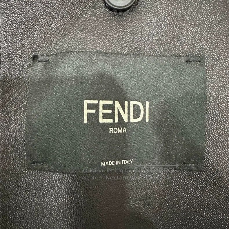 Fendi Fendi Leather and Fur Integrated Double F Embroidery Logo Size US M / EU 48-50 / 2 - 4 Thumbnail