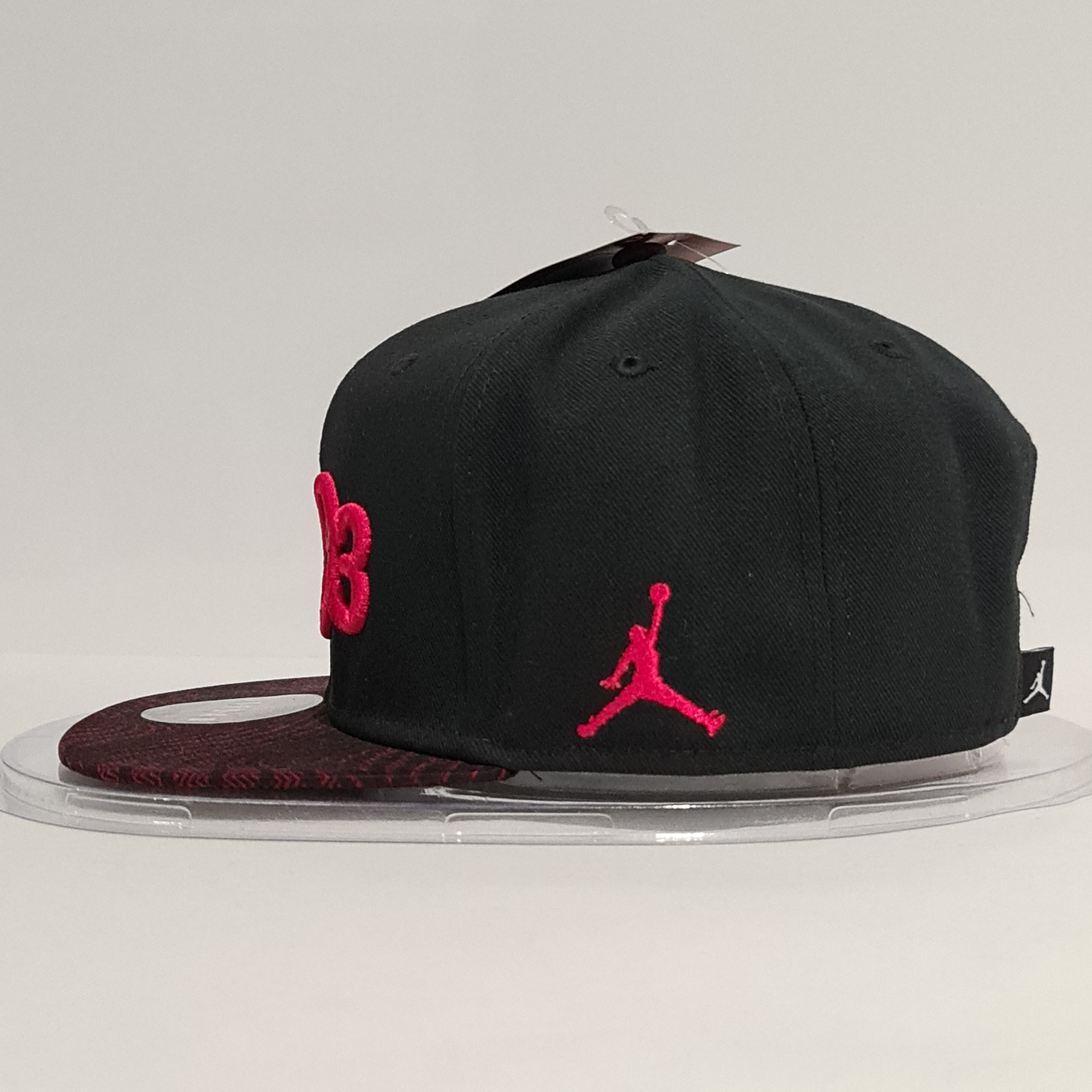 Jordan Brand Jordan Cap Snapback 'TWO3 Flu Game' Black Size ONE SIZE - 3 Thumbnail
