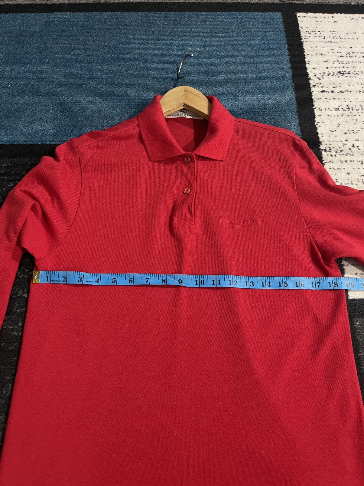 Balenciaga Vintage Balenciaga Paris Longsleeve Collar Size US M / EU 48-50 / 2 - 12 Thumbnail