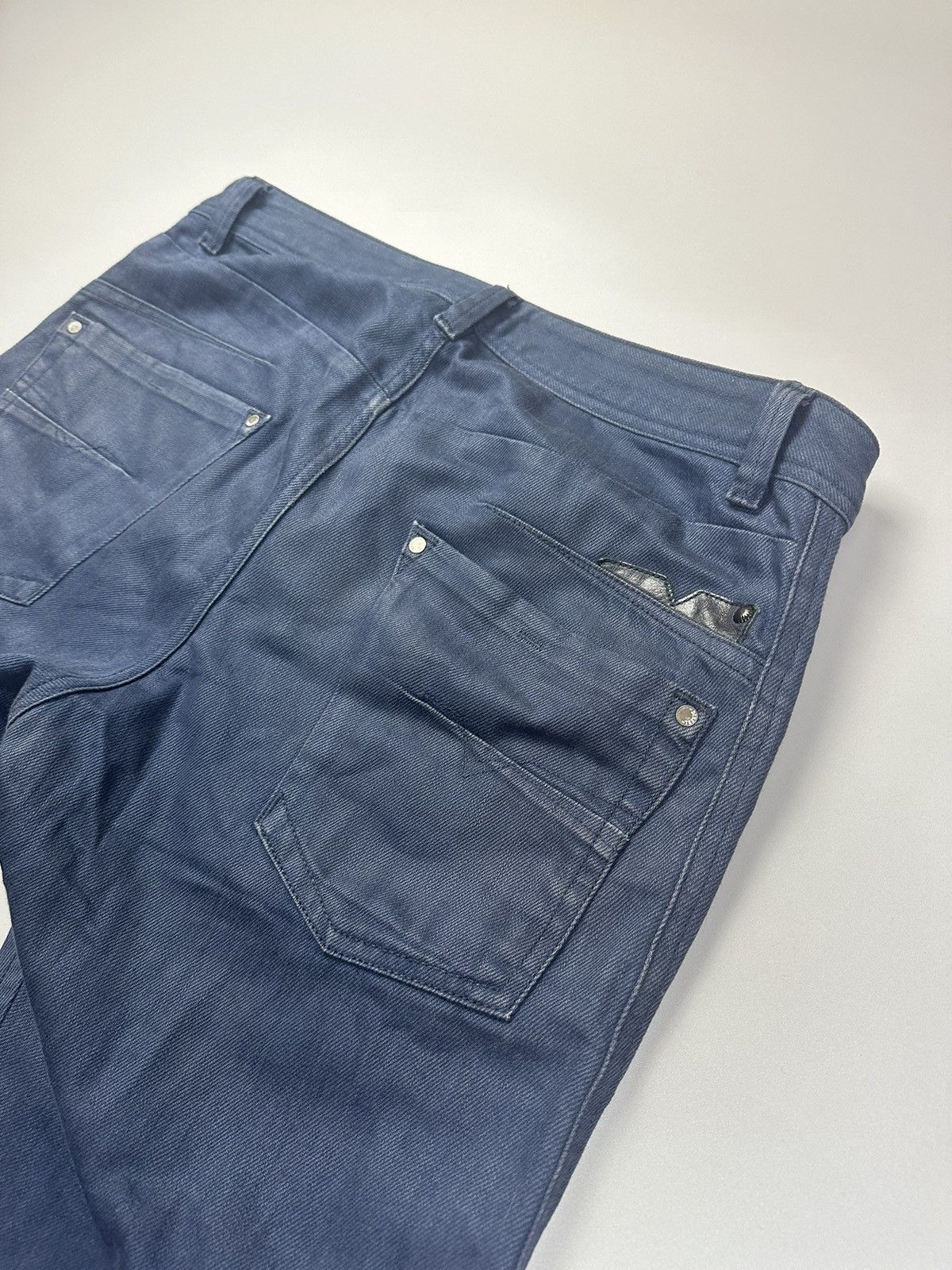 Diesel Diesel Darron Washed Blue Distressed Jeans Size US 34 / EU 50 - 5 Thumbnail