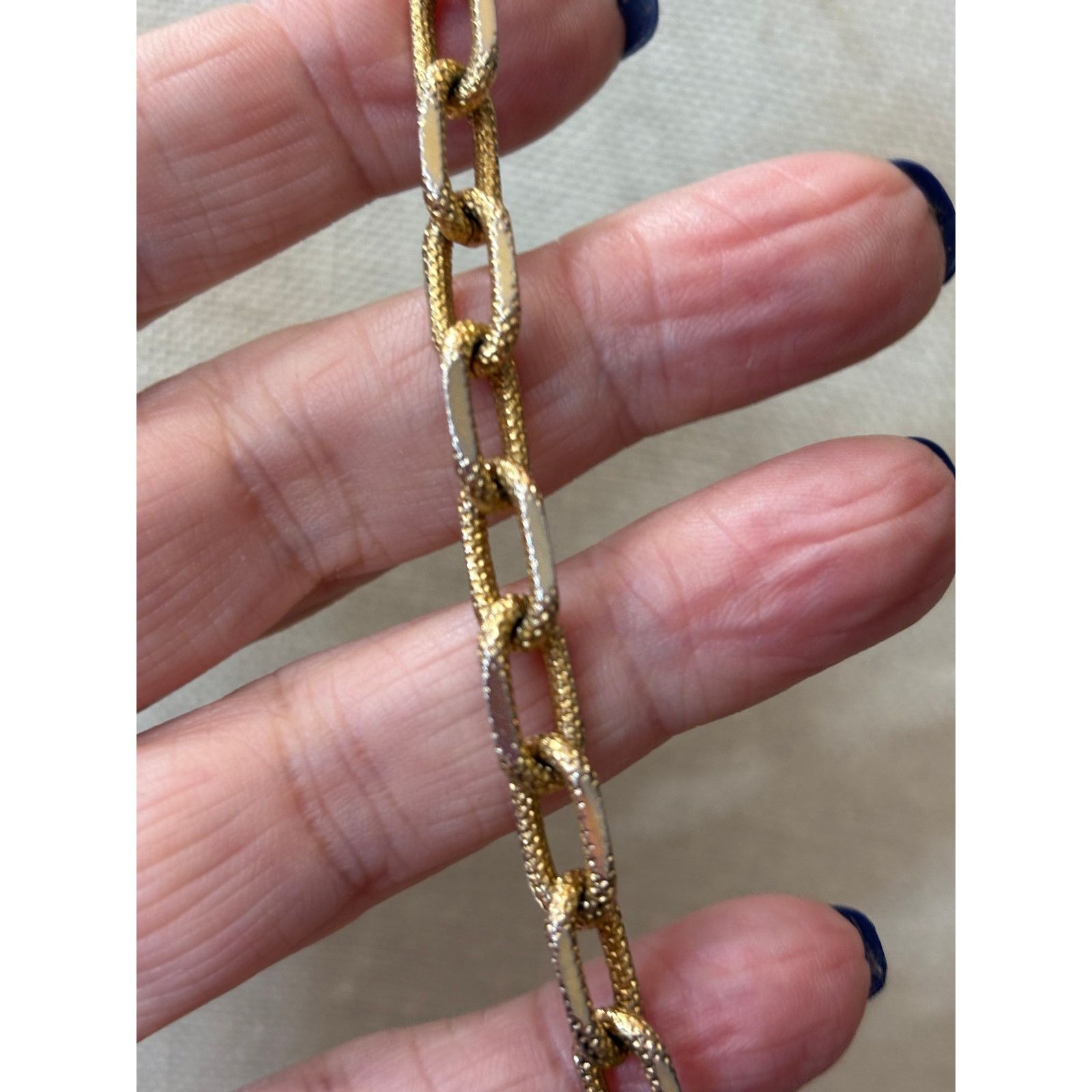 Other One Direction Gold Tone Chunky Chain Necklace Preowned Size ONE SIZE - 5 Thumbnail