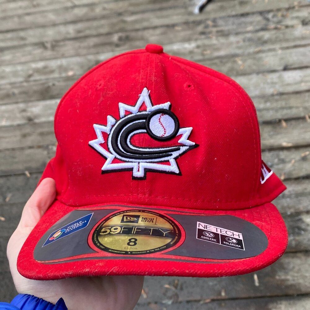 New Era MLB New Era Canada Baseball Embroidered Cap Hat Red Size ONE SIZE - 1 Thumbnail
