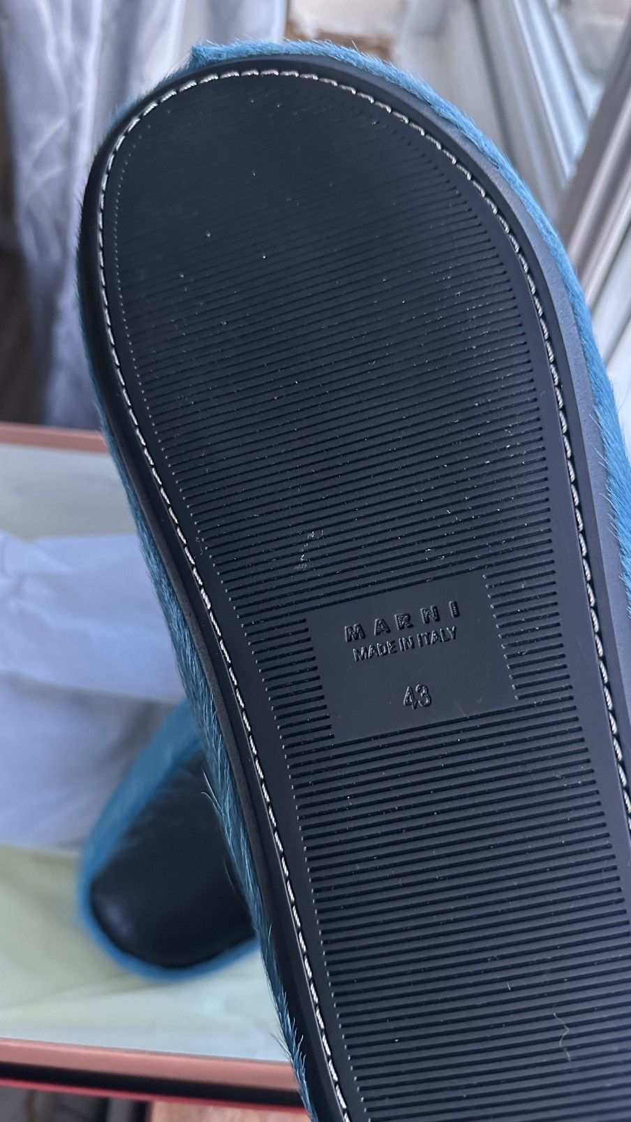 Marni Marni Long Hair Calfskin Fussbett Sabot US 11 Size US 11 / EU 44 - 5 Thumbnail