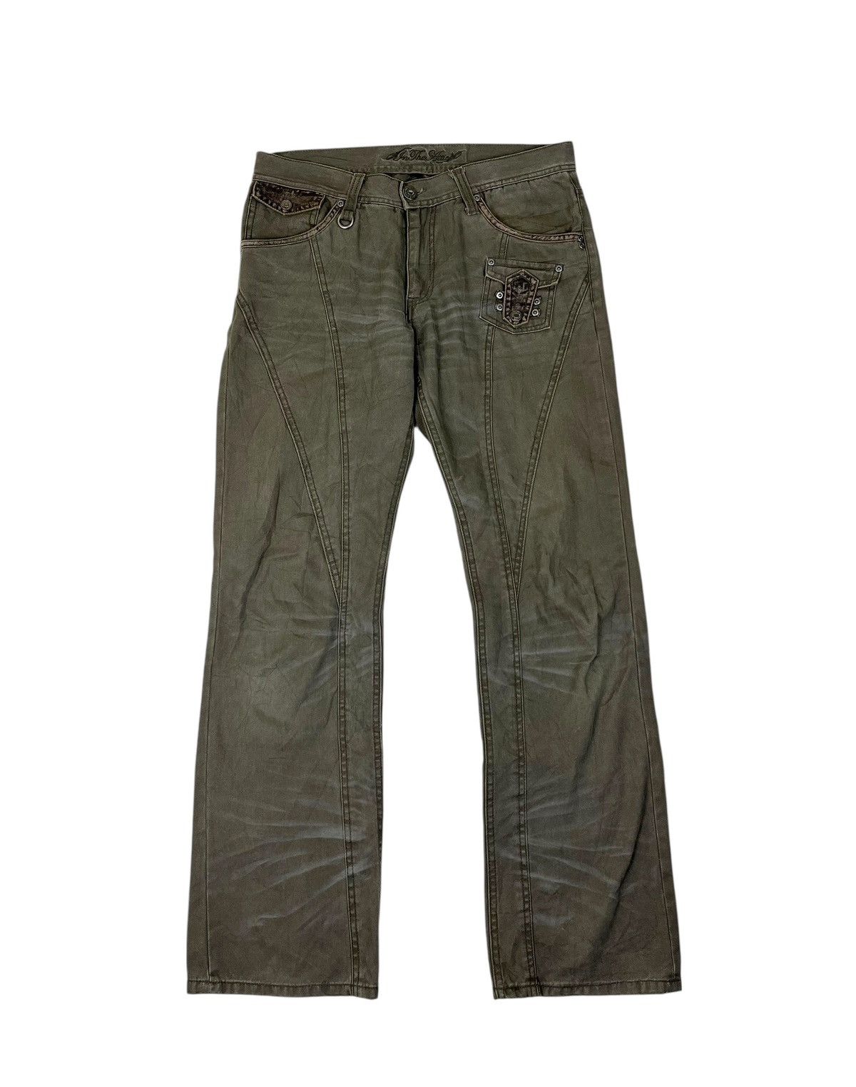 Japanese Brand Japanese Brand In The Attic Tribal Denim Jeans Size US 33 - 2 Thumbnail
