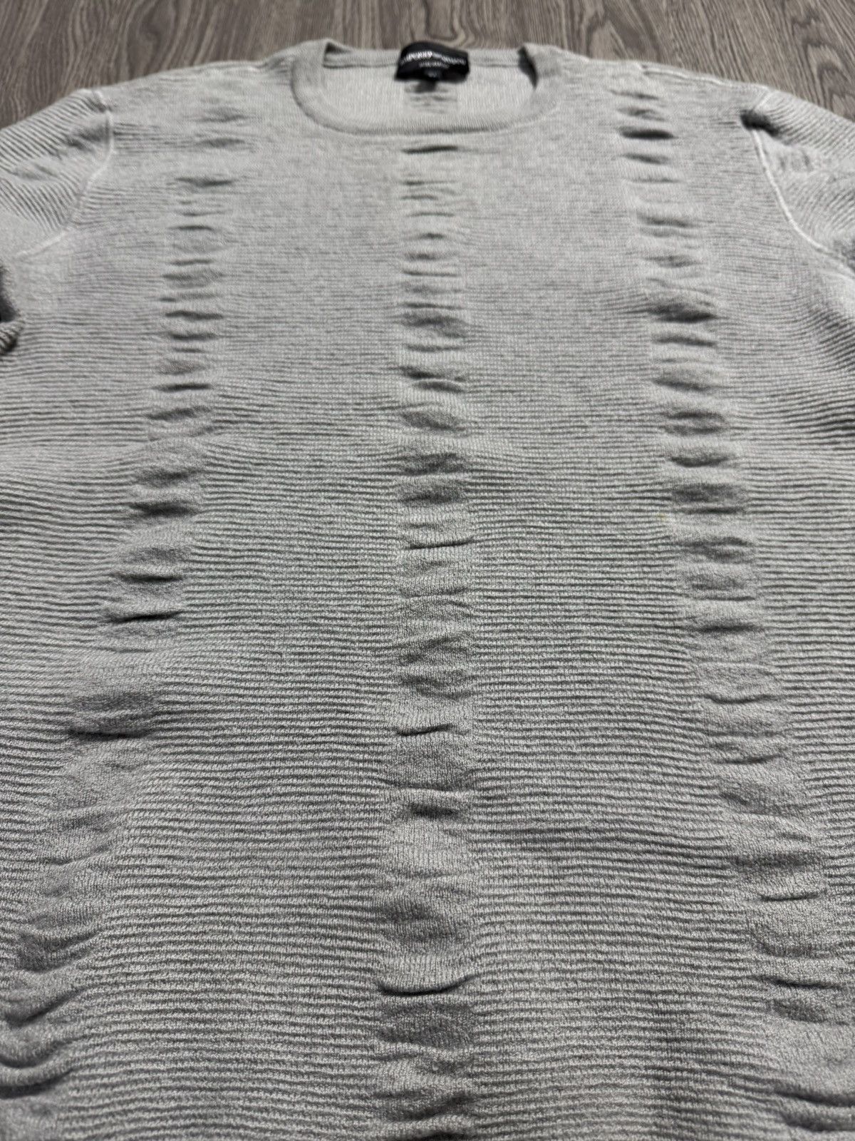 Emporio Armani 2000s Armani Wool Sweater Size US L / EU 52-54 / 3 - 8 Thumbnail