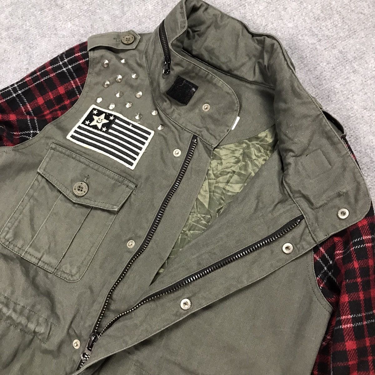 If Six Was Nine × Japanese Brand World wide Love Punk japan Style design zip jacket Size US S / EU 44-46 / 1 - 12 Thumbnail