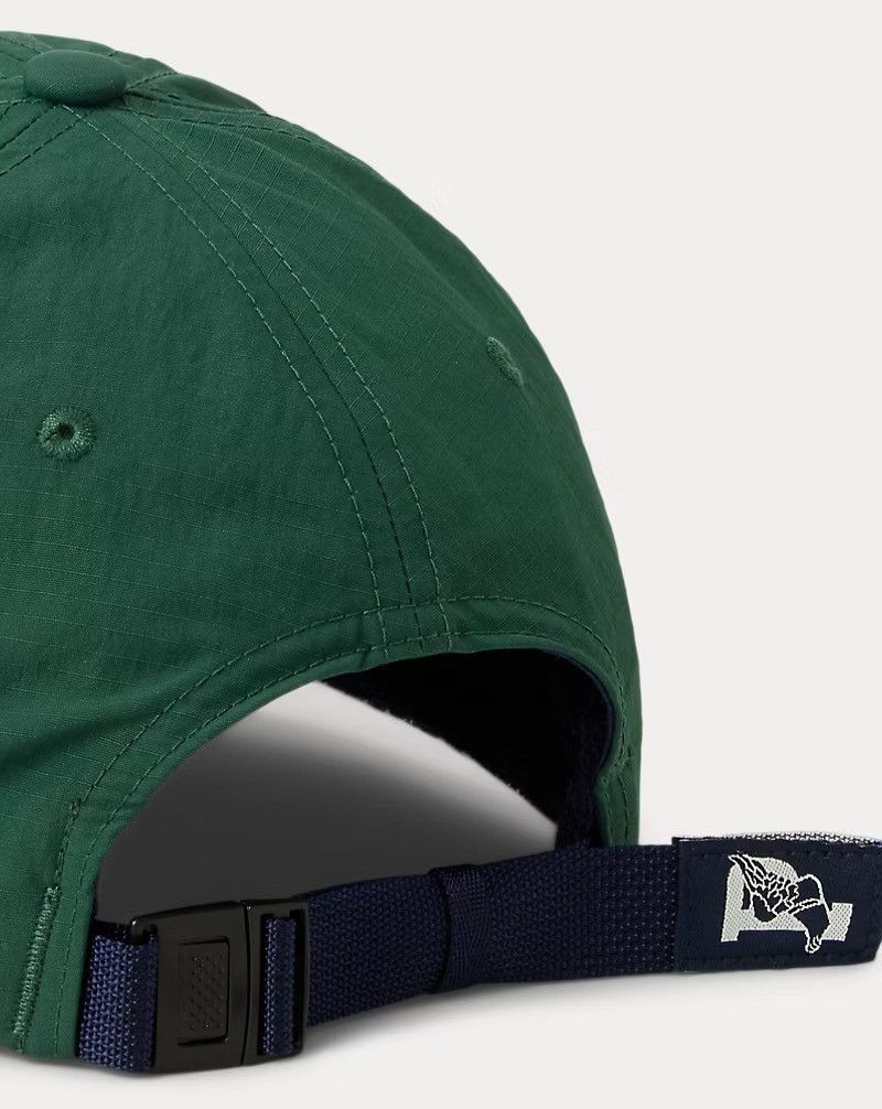 Polo Ralph Lauren Polo Ralph Lauren P-Wing Logo Ripstop Ball Cap Green Hat Size ONE SIZE - 4 Thumbnail